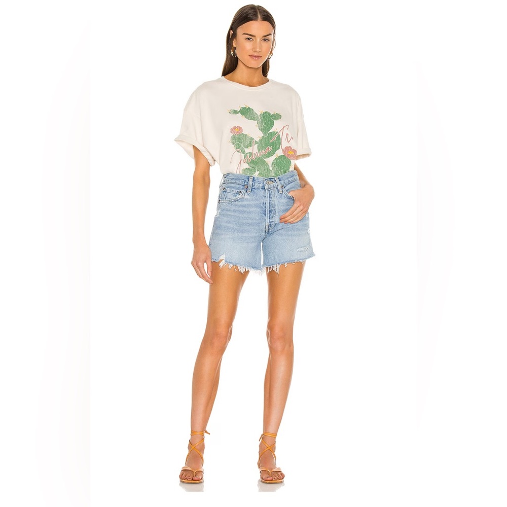 Agolde Parker Long Shorts in Swampmeet 26